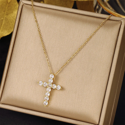 Ethereal Cross Necklace