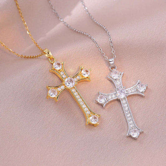 Heaven's Embrace Cross Necklace