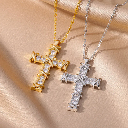 Celestial Cross Necklace